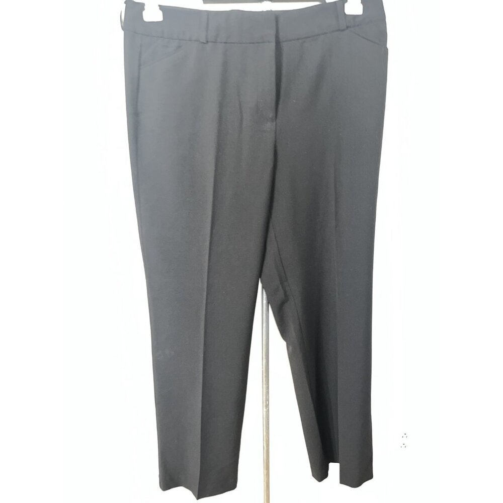 CATO Casual Dress Pant Women 16 38X29 Black Pocket High Rise